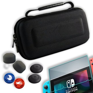 3em1 Case Premium + Película vidro + thumbs - Nintendo Switch