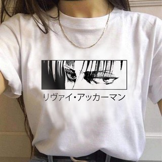 Camiseta Anime Levi Ackerman (Shingeki no Kyojin / Atack on Titan) - Aesthetic / Harajuku (UNISSEX)