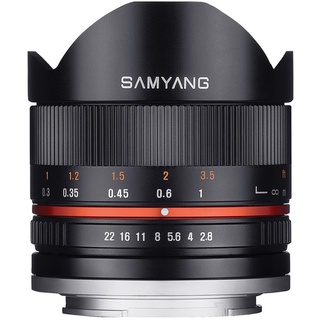 ente Samyang 8mm f/2.8 Fisheye II