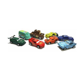 kit 6/8 carrinho fricção turma do carros relâmpago mcqueen brinquedo