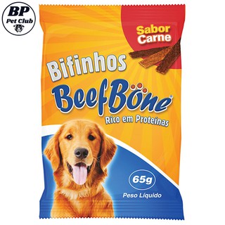 Petisco Pet Bifinho Dog BeefBone para Cachorro Sabor CARNE