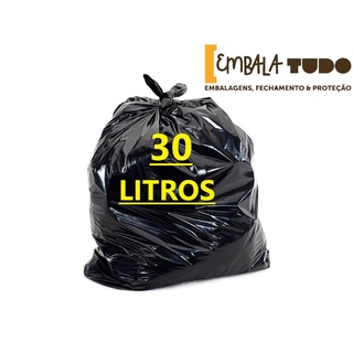 Saco de lixo 30 Litros Reforçado 100 Unidades 1,5KG Fabricante (1)