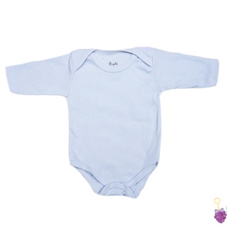 Body bebê manga longa liso suedine 100% algodão (9)