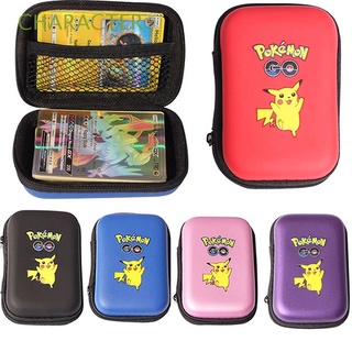 CHARACTER Data Cable Case Game Cards Album Collection Box Pokemon Cards Holder Pikachu Cards Album/Multicolor