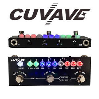 CUVAVE cube baby Multi-Efeitos pedal de guitarra Acessórios para Processor portable Rechargeable Delay Chorus Phaser Reverb