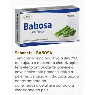 Sabonete Babosa (aloe Vera) Lianda Natural Previne Envelhecimento - 90 gramas