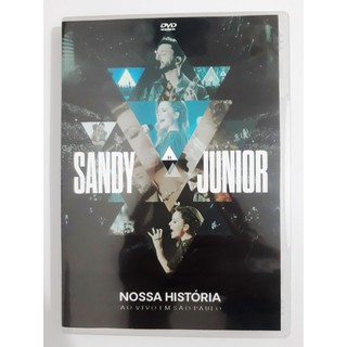 DVD Sandy & Junior - Nossa Historia Ao Vivo
