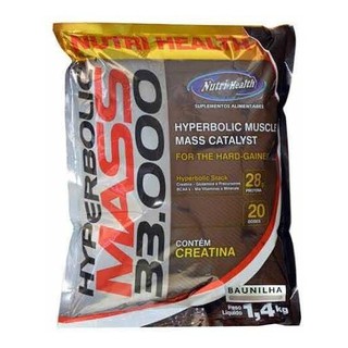 Mass 33.000 Hipercalórico Massa - Nutri Health - 1,4 Kg (1)