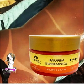 Parafina Bronzeadora Cenoura e Urucum Duotrato 200g