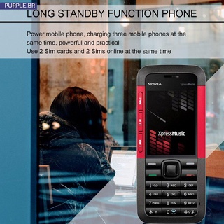 Telefone Nokia Desbloqueado Nokia 5310 Xpress Nokia 1600 1110i 1280 Mp3 Player Do Bluetooth Da Música Do Telefone Móvel Velho Função Básica Telefone Handfone Celular (1)