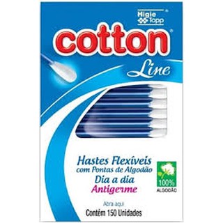 Hastes flexível cotton line (cotonete) haste 75 unidades (3)
