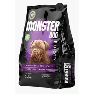 Ração Monster Dog filhotes Para Cães De Alta Performance (15 kg)