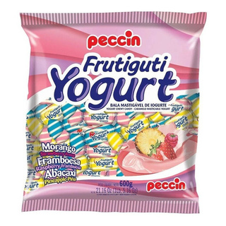 Bala Mastigável Frutiguti Yogurt - 600g