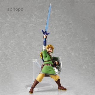 Soshopo Meceeral The Legend Of Zelda: Boneco De A O Espé @ @ Sidade De Skyward Link Figma Brinquedo Na Caixa Presente