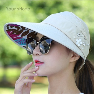 Viseira De Proteção UV Dobrável Para Atividades Ao Ar Livre - Moda Verão Feminina