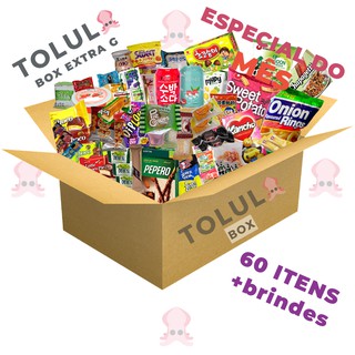 Box Kit Snacks Orientais Tam. Extra G Grande Diversos Doces E Guloseimas Asia Tolula Box (1)