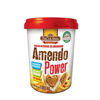 Pasta de Amendoim Integral Amendo Power 1,005kg - DaColônia
