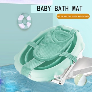Saco De Malha De Banho Do Bebê Artefato Recém-Nascido Sentada E Deitado Apoio Banheira universal pad Esponja
