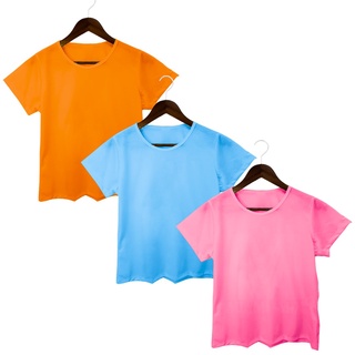 Camiseta Feminina PLUS SIZE basica Camisa várias cores Lisa Blusa