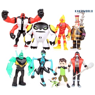 Kw_ kakaworld Ben 10 Kineceleran Heatblast/Brinquedo Infantil/Presente/Decoração De Mesa