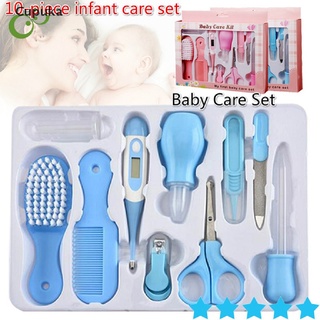 Cupuka 6/8/10/13 PCS Baby Newborn Health Care Kit Grooming Set Baby Toiletries BR (1)