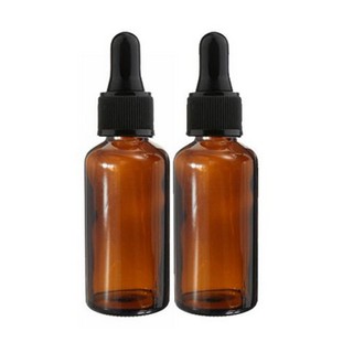 Frasco vidro âmbar Conta-gotas para Aromaterapia (2 unidades) 50ml