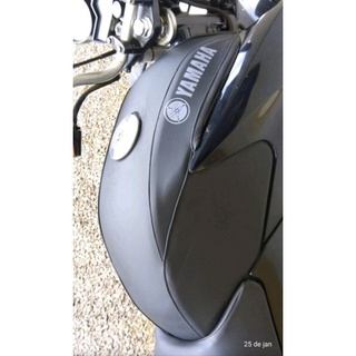 Capa Tanque Moto Yamaha Ybr Factor 125 2009/2010/2011/2012/2013/2014/2015 Preto/Preta (2)