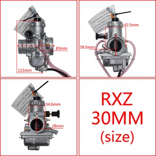 Carburador Rxz 30mm (Pistão) Mili Ori Mikuni Japan Original (Produto De Alta Qualidade) (2)