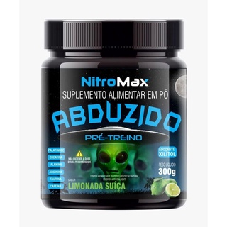 Pre Treino Abduzido - 300 g - Pre Workout com Creatina - Nitromax