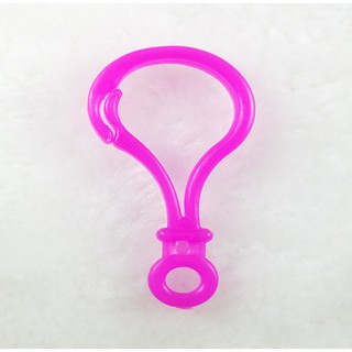 20pcs Candy Color Plastic Lobster Clasp Hooks Bags Purse Key Ring Hook Finding Keychain for Jewelry Making Buckle (4)