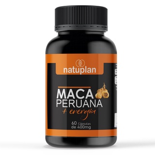 Maca Peruana Pura Original Premium com 60 cápsulas - 100% Natural - Para Homens e Mulheres