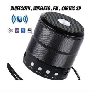 Mini Caixinha Som 887 Bluetooth Portátil Usb Mp3 P2 Sd Rádio Fm (3)