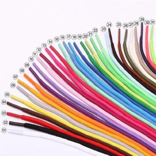 Unisex Rope Multi Color Waxed Round Cord Dress Shoe Laces Colourful Shoelace