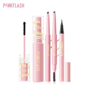 Pinkflash 3 Peças Conjunto De Maquiagem Delineador De Sobrancelha À Prova D'água De Longa Duração