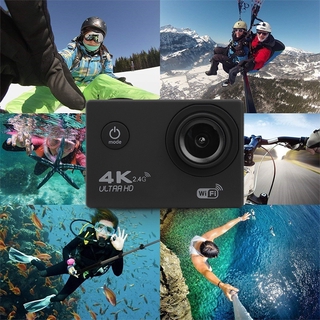 Câmera Esportiva Ação WiFi 2.0" 4K Ultra HD 60fps Aventura Estilo À prova d'água Mergulho Esqui Filmador (5)
