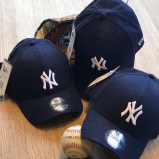 Boné New Era Aba Curva NY New York Yankees Preto Masculino e Feminino Promoção Azul Marinho