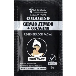 Sache Carvão Ativado + Colágeno Skin Care - Capim Limão 8g