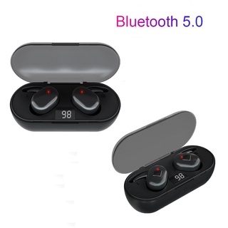 Q2Fone de ouvido Bluetooth Display Digital Fone de ouvido esportivoq1Mini fones de ouvido sem fio Com armazém de carregamento5.0Fones de ouvido de toque
