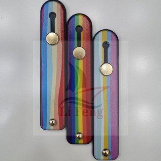 Suporte Do Telefone Móvel De Volta Adesivos Suporte Multifuncional Silicone Push Pull arco-iris (4)