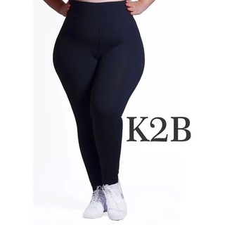 Calça Preta legging Fitness feminina K2B original Plus Size G1 ao G3 Tamanhos P ao GG (1)