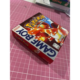 caixa com berço repro para pokemon red de gameboy classic gb