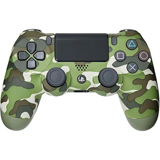Controle joystick Manete Sem Fio Compatível Ps4 Playstation 4 Dualshock 4 Verde Camuflado e preto