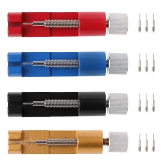 Assistir Banda Strap Ligação Pin Remover Repair Tool Kit Para Relojoeiros Com Pacote De 3 Pinos Extras De Substituição Removedor De Primavera (3)