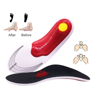 Plantar Fasciitis Arch Support Insoles for Men and Women Shoe Inserts / Flat Feet Foot Running Athletic Gel Shoe Insoles