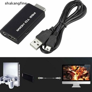 SHBR PS2 to HDMI Video Converter Adapter with 3.5mm Audio Output for HDTV Monitor US Martijn