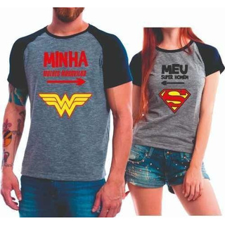 Camisetas Homem E Mulher Casal Namorados Kit