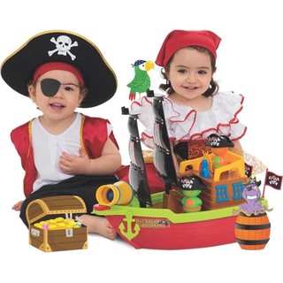 Brinquedo Educativo Barco Didático Aventura Pirata