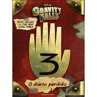 Livro: O diário perdido de Gravity falls - Disney/Universo dos Livros - NOVO E LACRADO + Brinde