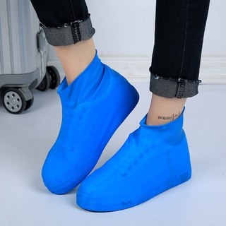 Waterproof Rain Shoe Covers Traveling Outdoor Portable Reusable Rubber Non-slip Rain Overshoes Unisex Shoes Accessories (8)
