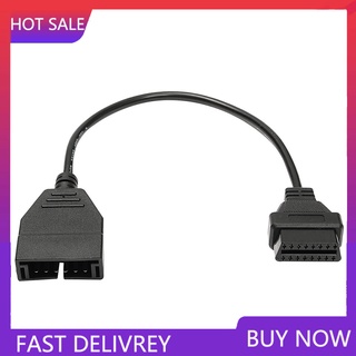 TU Diagnostic Scanner 12 Pin OBD1 to 16 Pin OBD2 Converter Adapter Cable for GM Car